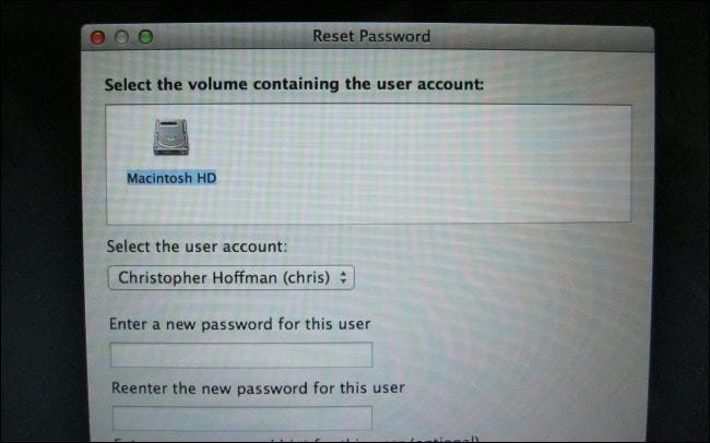 Permission reset mac app password